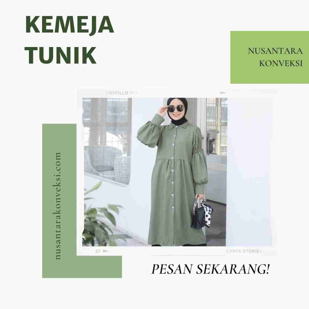 Konveksi kemeja tunik di Banjarbaru, Kalimantan Selatan