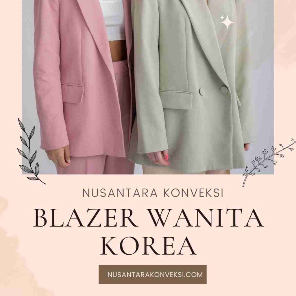 8 Model Blazer Wanita Korea Paling Hits: Pola, Warna, & Motif yang Populer Tahun Ini