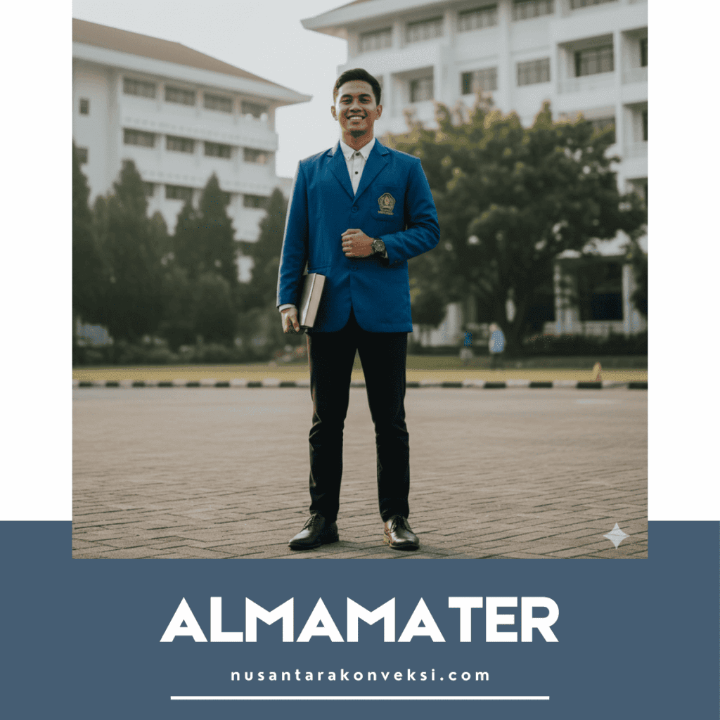 Produsen Almamater Mahasiswa di Mojokerto, Jawa Timur
